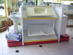 Expositor para Louças e Cubas