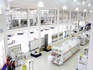 Gôndola central para pisos e azulejos